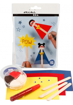 Zestaw mini mas plastycznych - Super bohaterowie