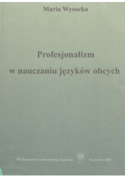 Profesjonalizm w nauczaniu języków obcych