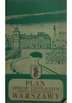 Plan dzielnic centralnych miasta stołecznego Warszawy