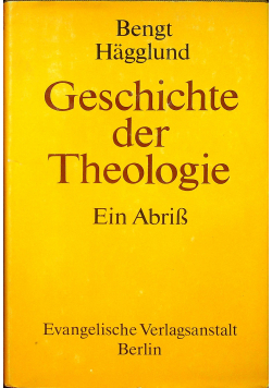 Geschichte der theologie