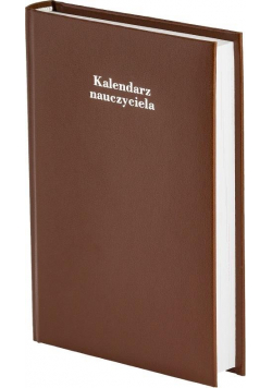 Kalendarz Nauczyciela B6 2019/2020 Albit D brąz