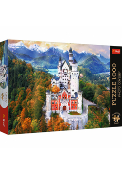 Puzzle Premium Plus Quality Photo Odyssey: Zamek Neuschwanstein, Niemcy 1000