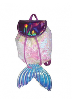 Plecak cekinowy różowy Mermaid STnux