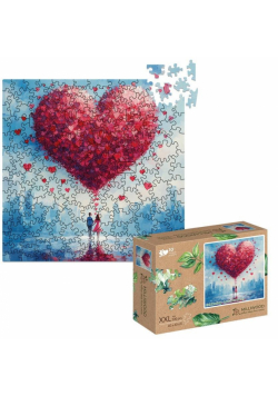 Puzzle 200 drewniane Miłość wisi w powietrzu