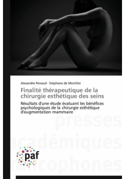Finalité thérapeutique de la chirurgie esthétique des seins