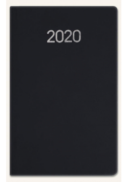 Kalendarz 2020 Notesowy A6 Classic czarny soft