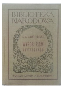 Wybór pism krytycznych