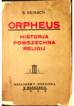 Historja powszechna religij 1929r
