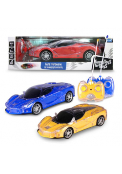 Auto na radio ze świecącą karoserią
