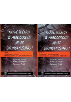 Nowe trendy w metodologii nauk ekonomicznych 2 tomy