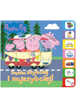 Peppa Pig Książka z registrami Szybko, szybciej, najszybciej!