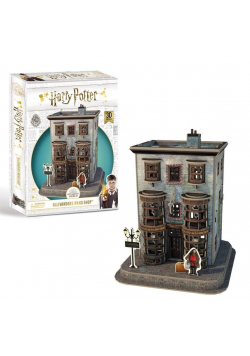 Puzzle 3D Sklep Ollivandera z różdżkami na Pokątne