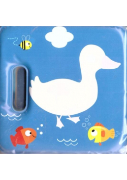 Magiczna książeczka kąpielowa z piszczałką-kaczka