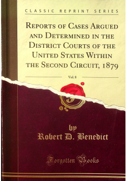 Reports of cases argues and determined in the district reprint z 1879 r