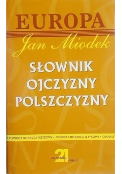 Słownik ojczyzny polszczyzny autograf Miodka