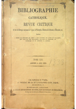 Bibliographie Catholique 1859 r