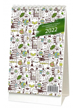 Kalendarz 2022 biurkowy stojący, trójdzielny