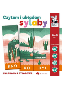 Kapitan Nauka Czytam i układam sylaby Układanka sylabowa