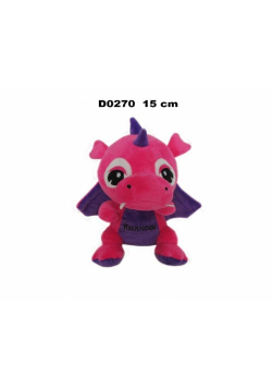 Smok "Kraków" fioletowy różowy 15cm