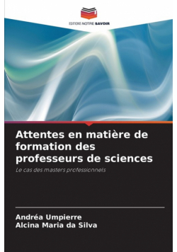 Attentes en matière de formation des professeurs de sciences