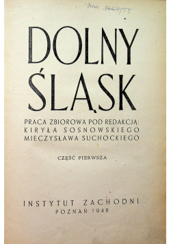 Dolny Śląsk Cz I 1948 r.