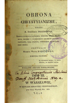 Obrona chrystianizmu 1828