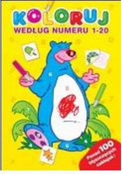 Koloruj według numeru 1-20