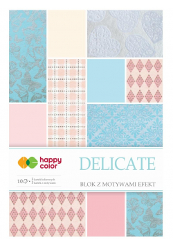 Blok Effect Delicate 10 arkuszy HAPPY COLOR