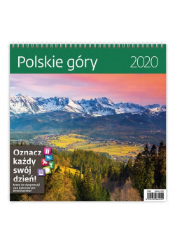 Kalendarz 2020 30x30cm Polskie góry HELMA