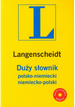 Duży Słownik polsko-niemiecki niemiecko-polski z płytą CD
