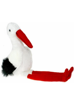 Maskotka Bocian z nogami 53cm