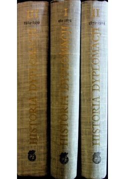 Historia dyplomacji 1914 1939 III Tomy