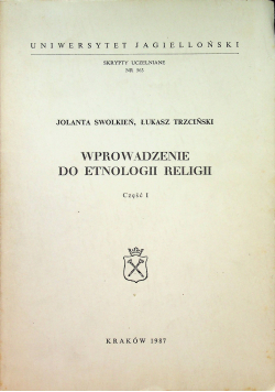 Wprowadzenie do etnologii religii Część I