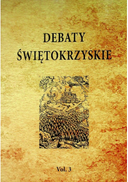Debaty świętokrzyskie Tom 3