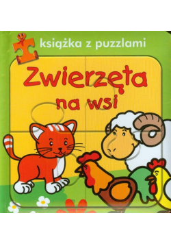 Głośnicka Dorota - Zwierzęta na wsi : Książka z puzzlami