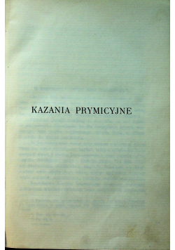 Kazania okolicznościowe 1916r