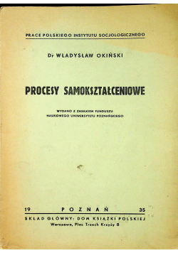 Procesy samokształceniowe 1935r