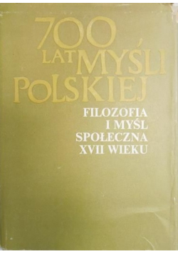 Filozofia i myśl społeczna XVII wieku część 2