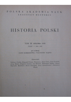 Historia Polski tom III część 3