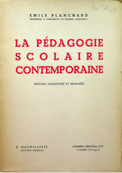 La Pedagogie Scolaire Contemporaine