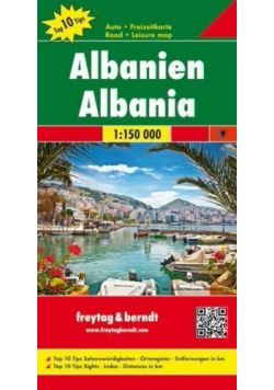 Mapa samochodowa Albanien Albania 1 150 000