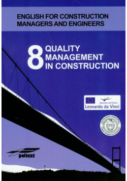 Quality Management in Construction z płytą CD t.8