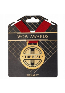 Medal prezentowy z napisem The best