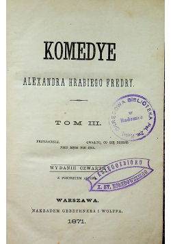 Komedye 1871r