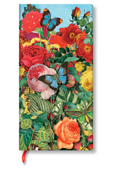 Notes Nature Montages Buterfly Garden Slim Lined