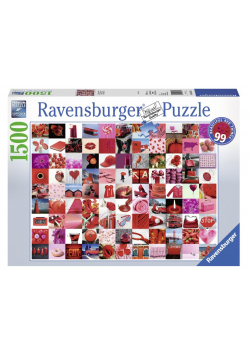 Puzzle 1500 99 czerwonych przedmiotów
