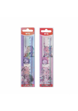 Linijka plastik Manga Pink Fantasy 15cm mix M&G