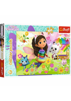 Puzzle z brokatem Gabby's Dollhouse Brokatowa Gabby 100