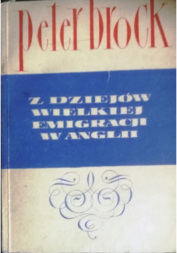 Z dziejów wielkiej emigracji w Anglii
