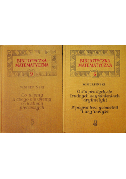 O stu prostych ale trudnych zagadnieniach arytmetyki 2 tomy